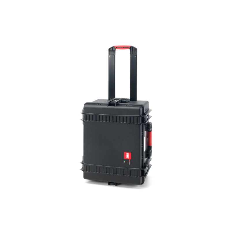 Kufer HPRC 2600WE pusty z kółkami - czarny
