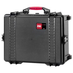 Kufer HPRC 2600WE pusty z kółkami - czarny