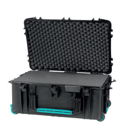 Kufer HPRC 2760WC z gąbką i 4 kółkami - czarny