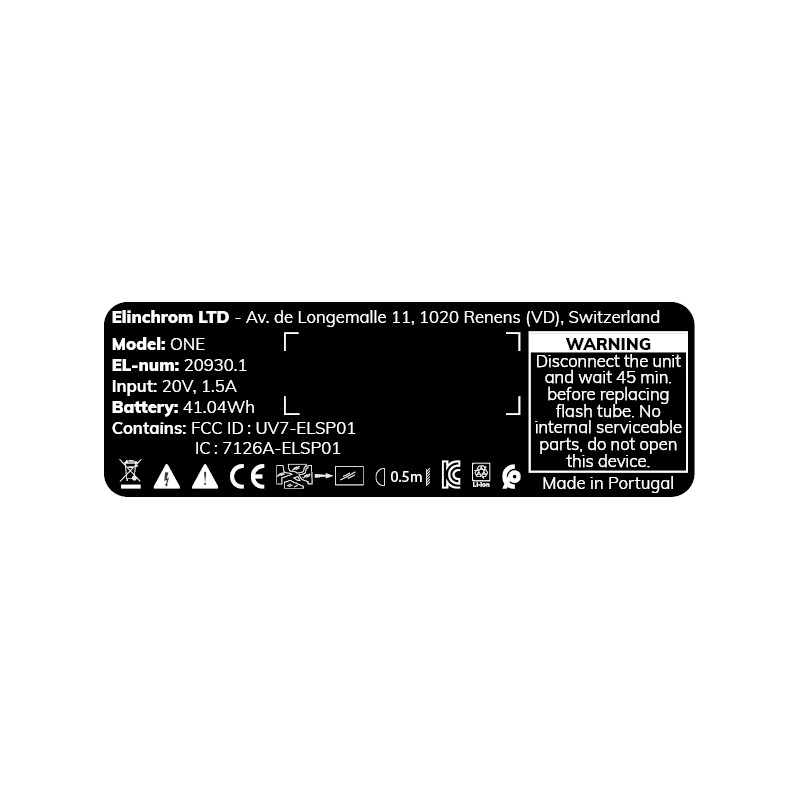 ONE Product Label
