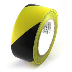 Taśma Hazard Warning PVCTape czarna/żółta 50mmx33m