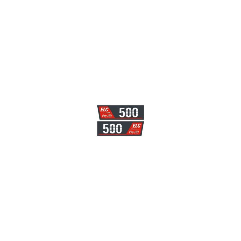 Naklejka ELC 500 PRO HD (lewa + prawa)