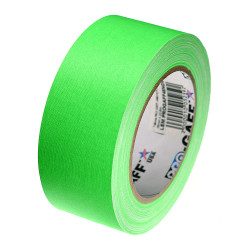 Taśma PRO GAFF zielona FLUORESCENT 48mm x 22,8m