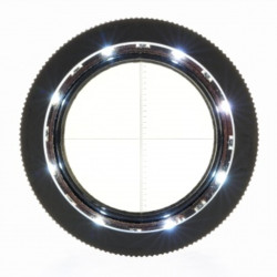 Lupa 10x + skala 0,1mm z oświetleniem LED Kimag
