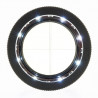 Lupa 10x + skala 0,1mm z oświetleniem LED Kimag