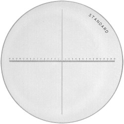 Lupa 10x + skala 0,1mm z oświetleniem LED Kimag