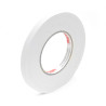 Taśma MAG TAPE materiałowa, biała 12mm x 50m