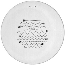 Skala Nr 11 do lupy 1983, 2004, 2028 Peak