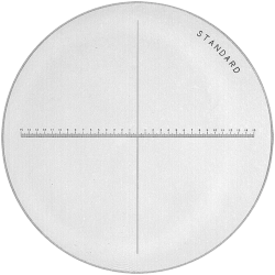 Lupa 10x + skala 0,1mm Peak