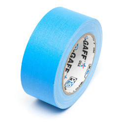 Taśma PRO GAFF niebieska FLUORESCENT 48mm x 22,8m