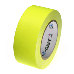Taśma PRO GAFF żółta FLUORESCENT 48mm x 22,8m