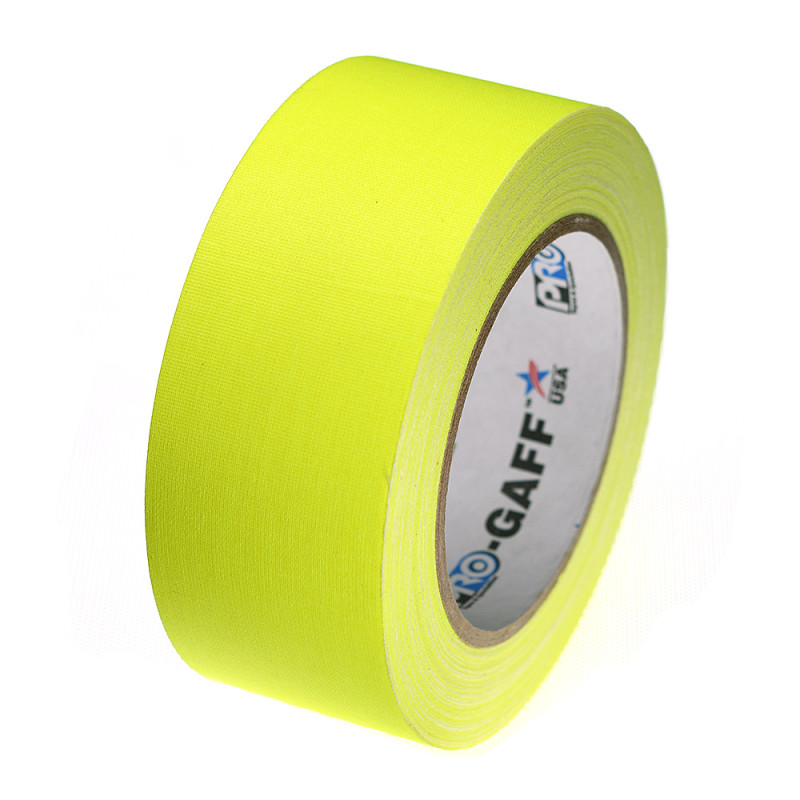 Taśma PRO GAFF żółta FLUORESCENT 48mm x 22,8m