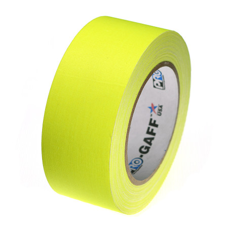 Taśma PRO GAFF żółta FLUORESCENT 48mm x 22,8m