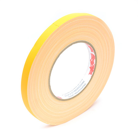 Taśma MAG TAPE materiałowa, żółta 12mm x 50m